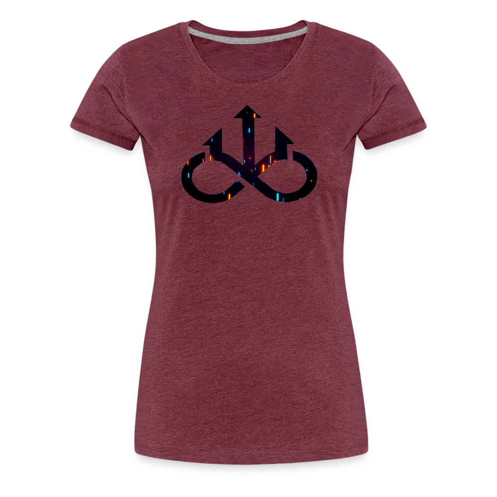 Women’s INFINITE T-Shirt - heather burgundy