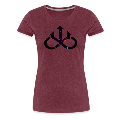 Women’s INFINITE T-Shirt - heather burgundy