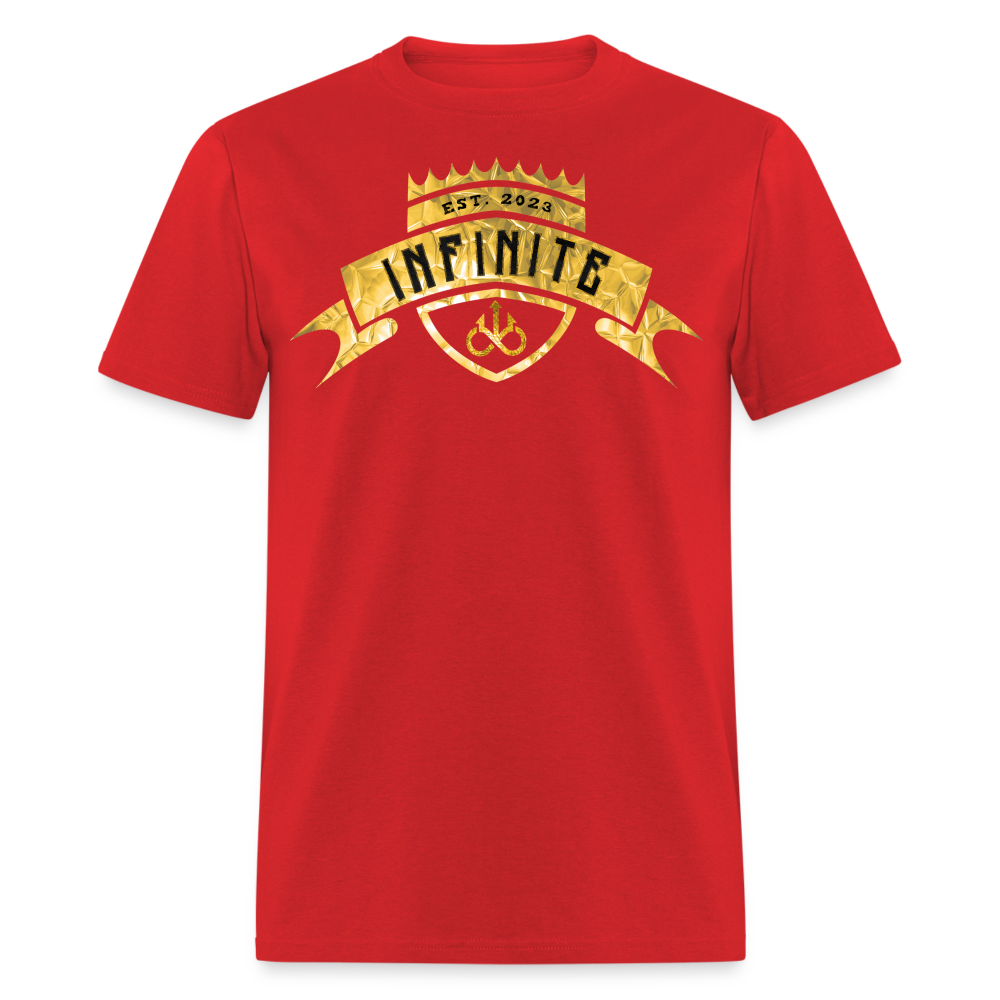 Crowned Jewel GOLD T-Shirt - red