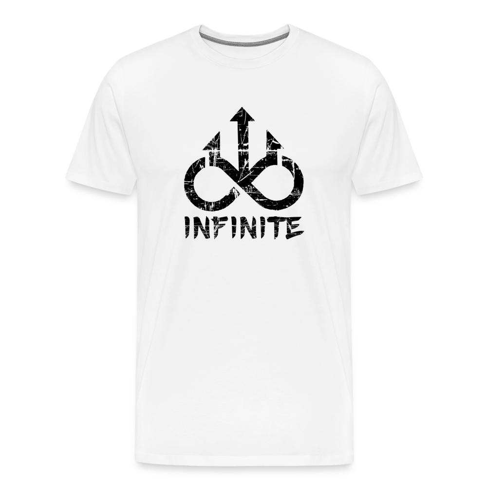 INFINITE Scuffed Premium T-Shirt - white