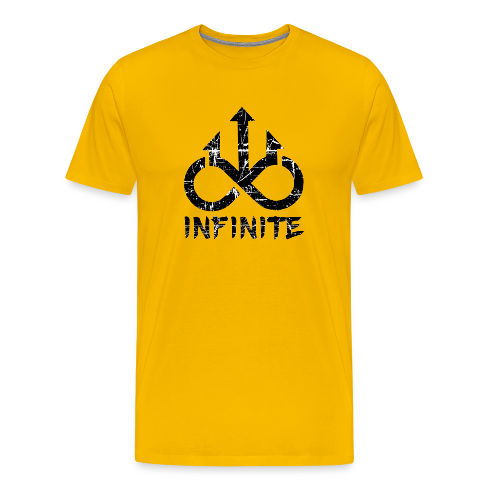 INFINITE Scuffed Premium T-Shirt - sun yellow
