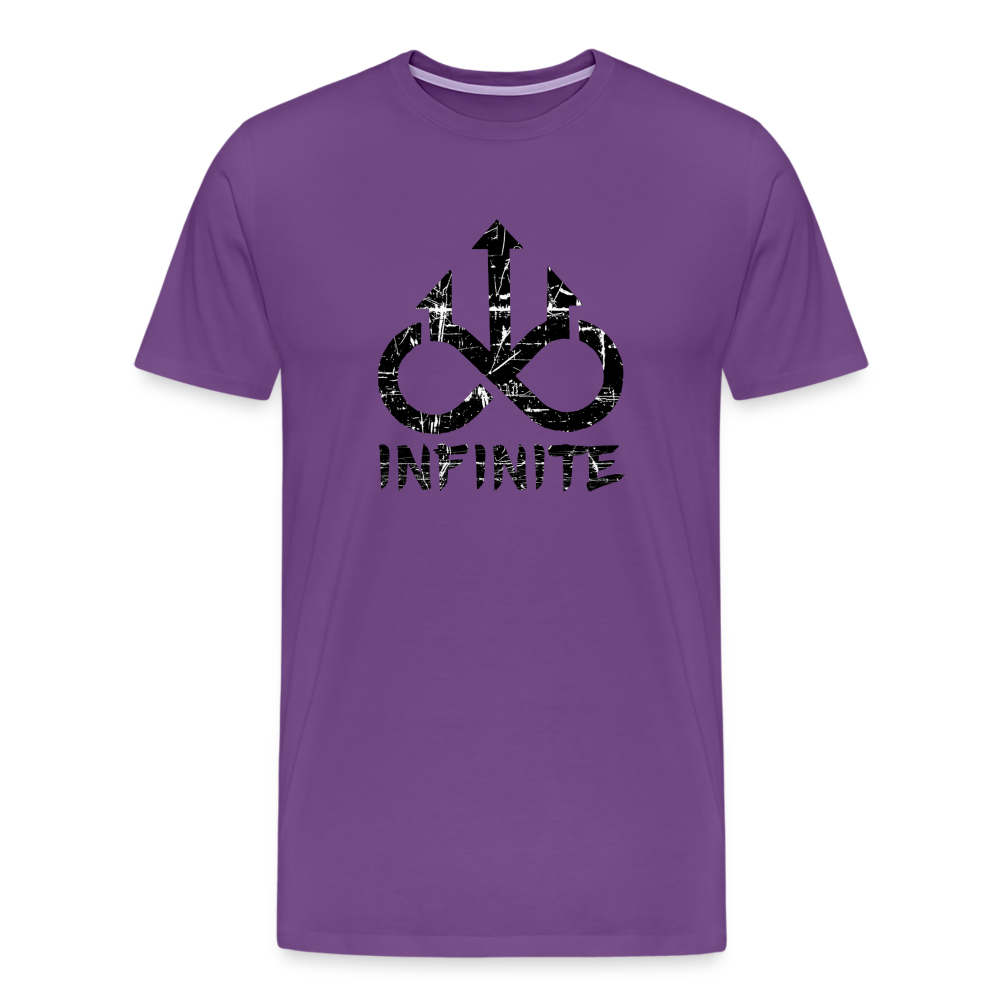 INFINITE Scuffed Premium T-Shirt - purple