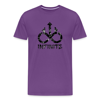 INFINITE Scuffed Premium T-Shirt - purple