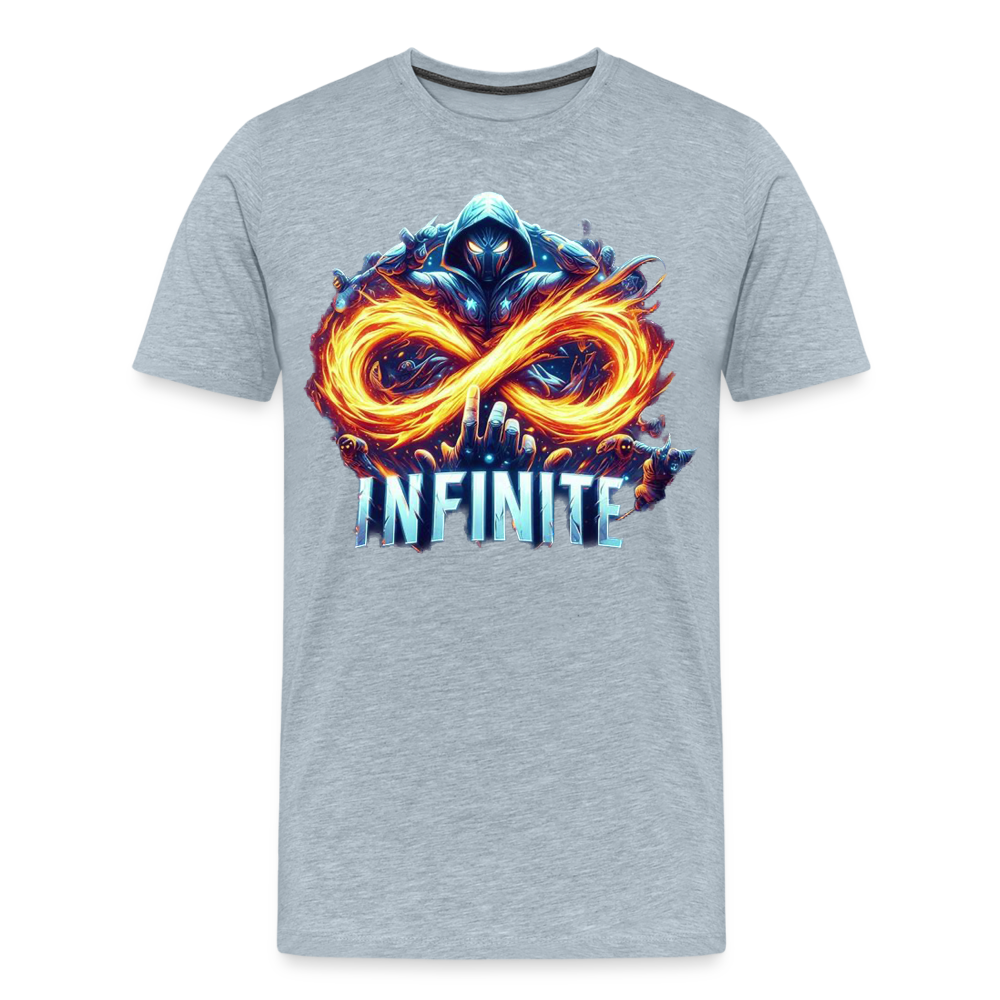INFINITE Gaming Premium T-Shirt - heather ice blue